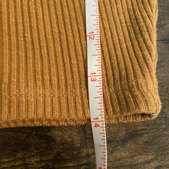 Brown Ribbed Crop Top * Popular 21 * Size Small‎ - Picture 12 of 13